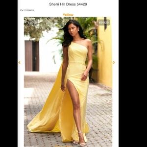 2021 Sherri Hill One Shoulder Gown